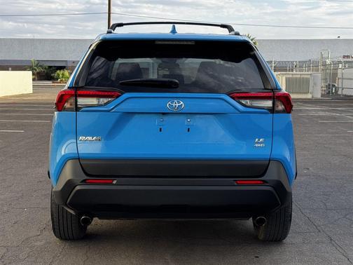 Blue 2021 Toyota RAV4 LE