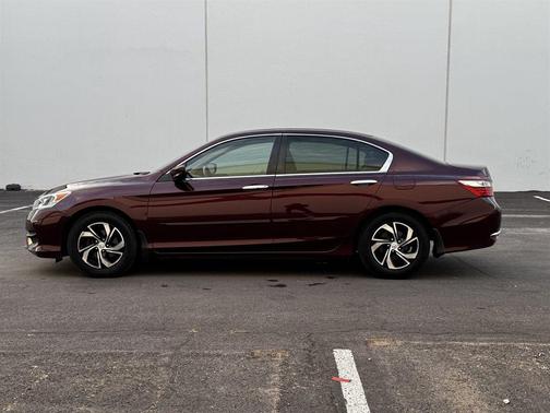 Burgundy 2017 Honda Accord LX