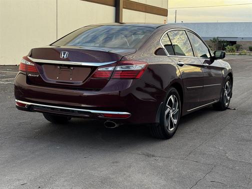 Burgundy 2017 Honda Accord LX