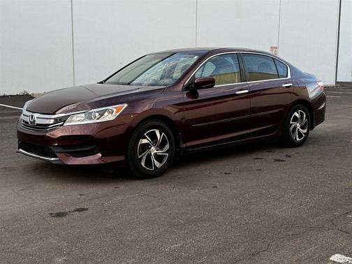 Burgundy 2017 Honda Accord LX