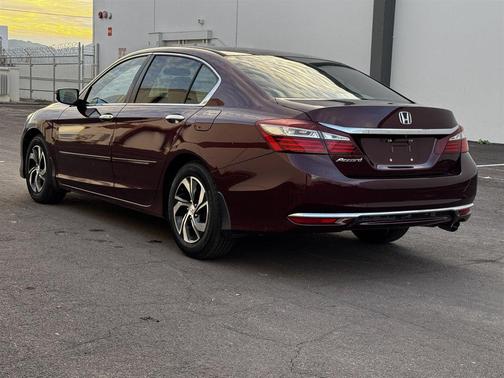 Burgundy 2017 Honda Accord LX