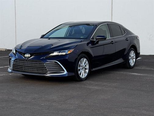 Blue 2022 Toyota Camry LE
