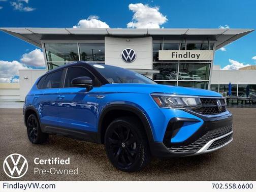 Cornflower Blue 2023 Volkswagen Taos 1.5T SE