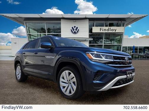 Tourmaline Blue Metallic 2023 Volkswagen Atlas Cross Sport 3.6 V6 SE w/ Technology