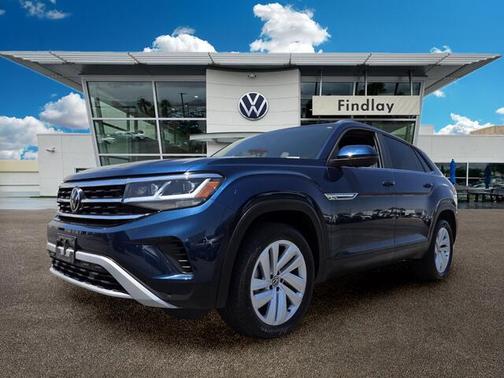 Tourmaline Blue Metallic 2023 Volkswagen Atlas Cross Sport 3.6 V6 SE w/ Technology