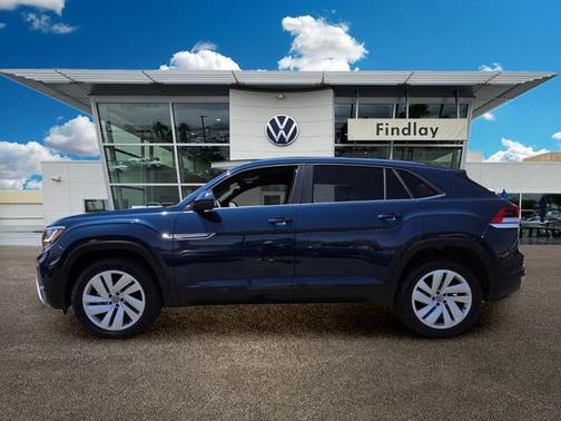 Tourmaline Blue Metallic 2023 Volkswagen Atlas Cross Sport 3.6 V6 SE w/ Technology