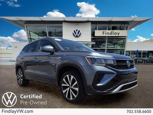 Platinum Gray Metallic 2023 Volkswagen Taos 1.5T SE
