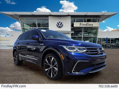 Atlantic Blue 2024 Volkswagen Tiguan 2.0T SEL R-Line