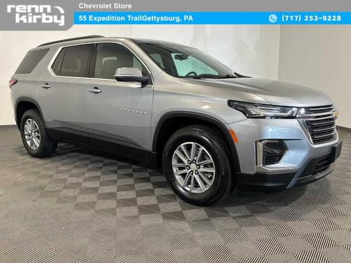 Sterling Gray Metallic 2023 Chevrolet Traverse LT Leather