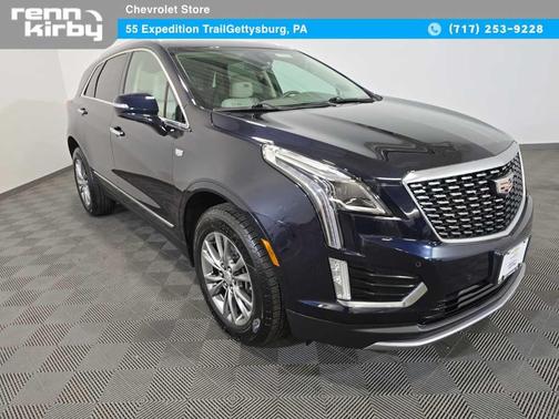 Dark Moon Blue Metallic 2021 Cadillac XT5 Premium Luxury