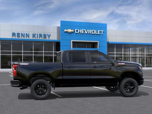 Black 2026 Chevrolet Silverado 1500 Custom Trail Boss