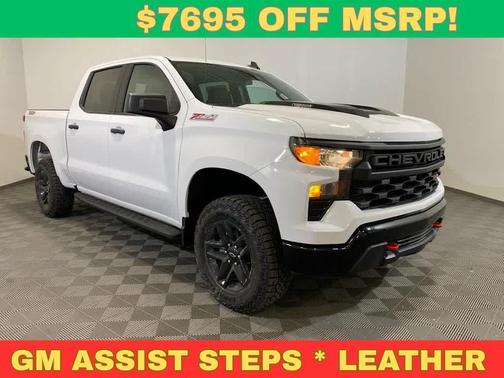 Summit White 2026 Chevrolet Silverado 1500 Custom Trail Boss