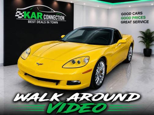 Yellow 2007 Chevrolet Corvette Base Coupe