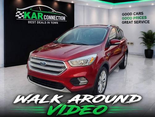 Maroon 2017 Ford Escape Titanium SUV