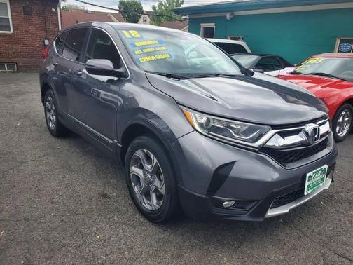 Gray 2018 Honda CR-V EX-L
