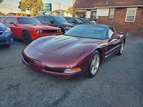 Burgundy 2003 Chevrolet Corvette Base