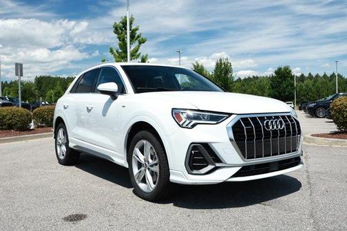 Glacier White Metallic 2021 Audi Q3 45 S line Premium Plus