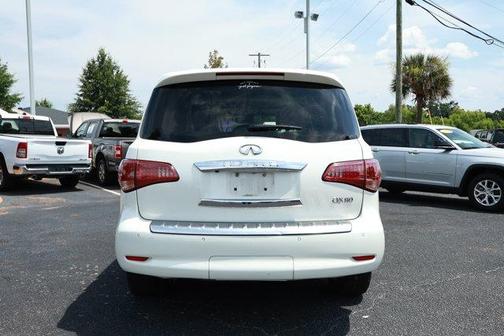 White 2015 INFINITI QX80 Base