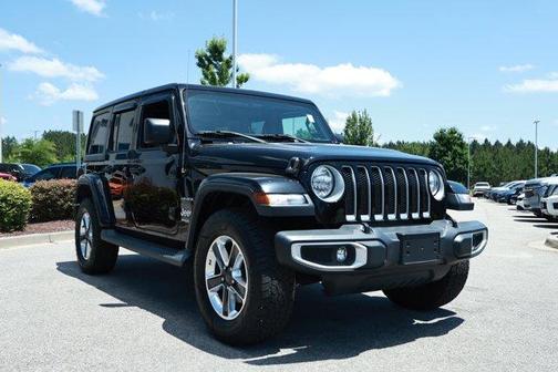 Black Clearcoat 2018 Jeep Wrangler Unlimited Sahara