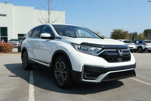 White 2021 Honda CR-V EX-L