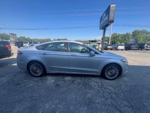 Silver 2013 Ford Fusion Titanium