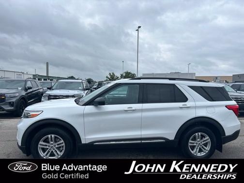 OXFORD WHITE 2021 Ford Explorer XLT
