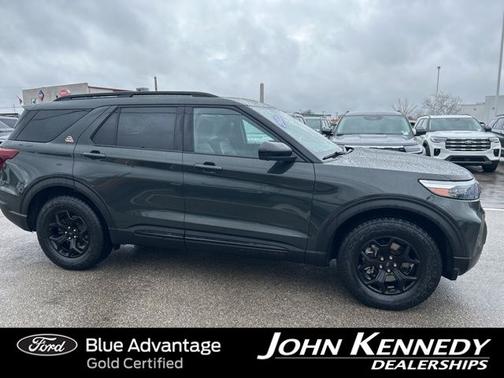 FORGED GREEN METALLIC 2022 Ford Explorer TIMBERLINE