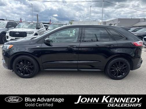 AGATE BLACK METALLIC 2023 Ford Edge ST LINE