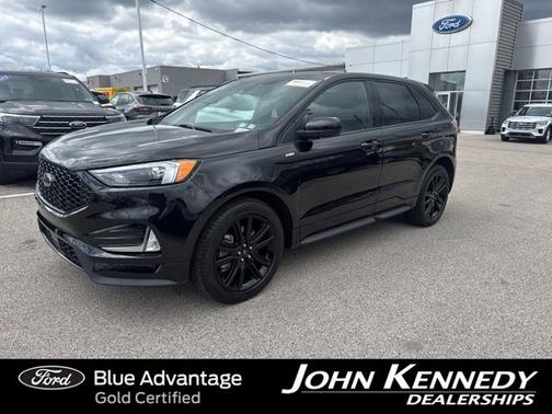 AGATE BLACK METALLIC 2023 Ford Edge ST LINE