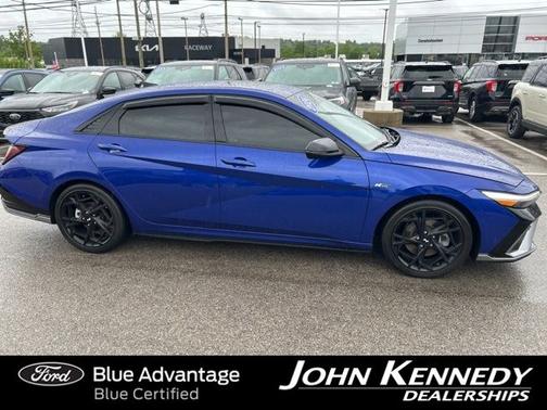 Intense Blue 2024 Hyundai ELANTRA N LINE