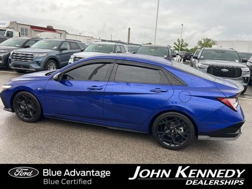Intense Blue 2024 Hyundai ELANTRA N LINE