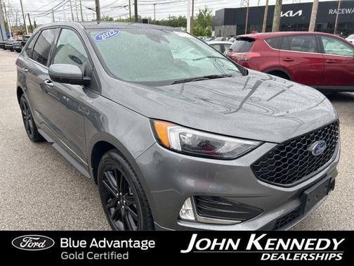 CARBONIZED GRAY 2022 Ford Edge ST LINE