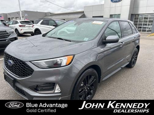 CARBONIZED GRAY 2022 Ford Edge ST LINE