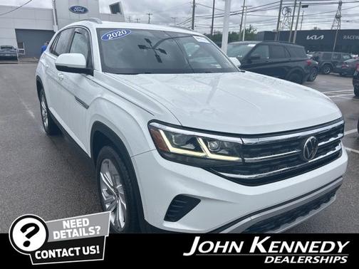 Pure White 2020 Volkswagen Atlas Cross Sport 2.0T SEL
