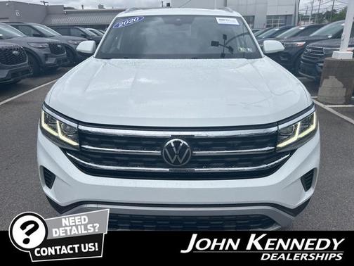 Pure White 2020 Volkswagen Atlas Cross Sport 2.0T SEL