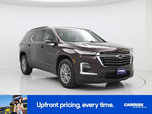 Burgundy 2022 Chevrolet Traverse LT Cloth