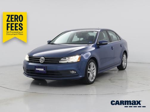 Blue 2017 Volkswagen Jetta SEL