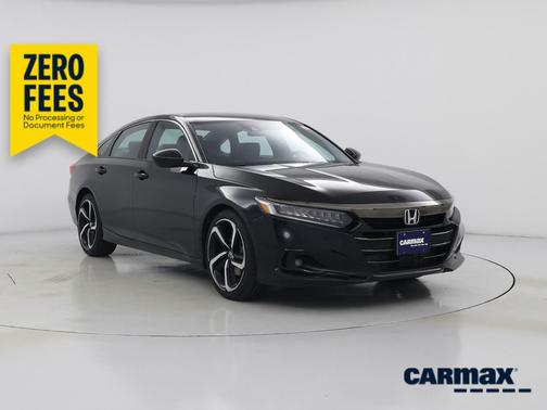 Black 2022 Honda Accord Sport