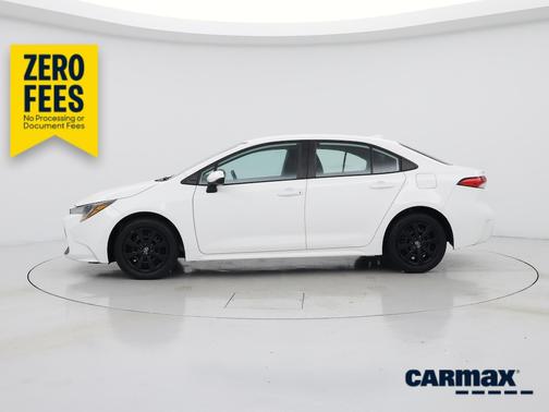 White 2021 Toyota Corolla LE