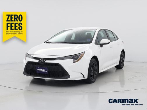 White 2021 Toyota Corolla LE