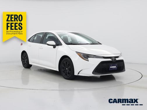 White 2021 Toyota Corolla LE