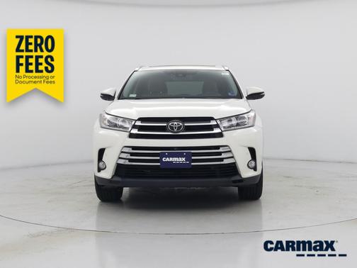 White 2018 Toyota Highlander Limited