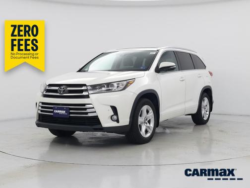 White 2018 Toyota Highlander Limited