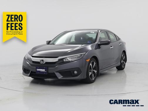 Gray 2018 Honda Civic Touring