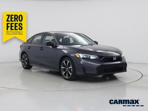 Gray 2025 Honda Civic Hybrid Sport Touring
