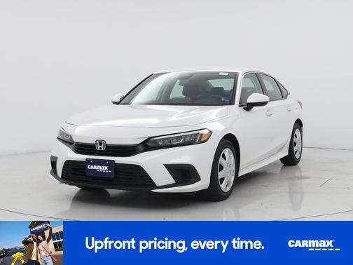 White 2023 Honda Civic LX