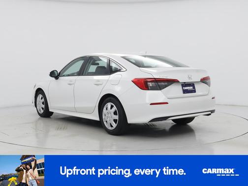 White 2023 Honda Civic LX