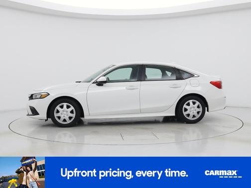 White 2023 Honda Civic LX