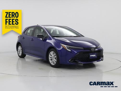 Blue 2026 Toyota Corolla Hatchback SE