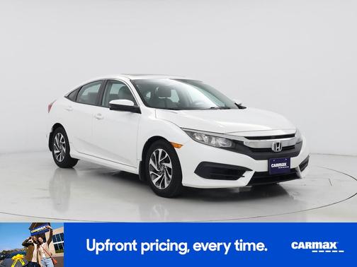 White 2016 Honda Civic EX